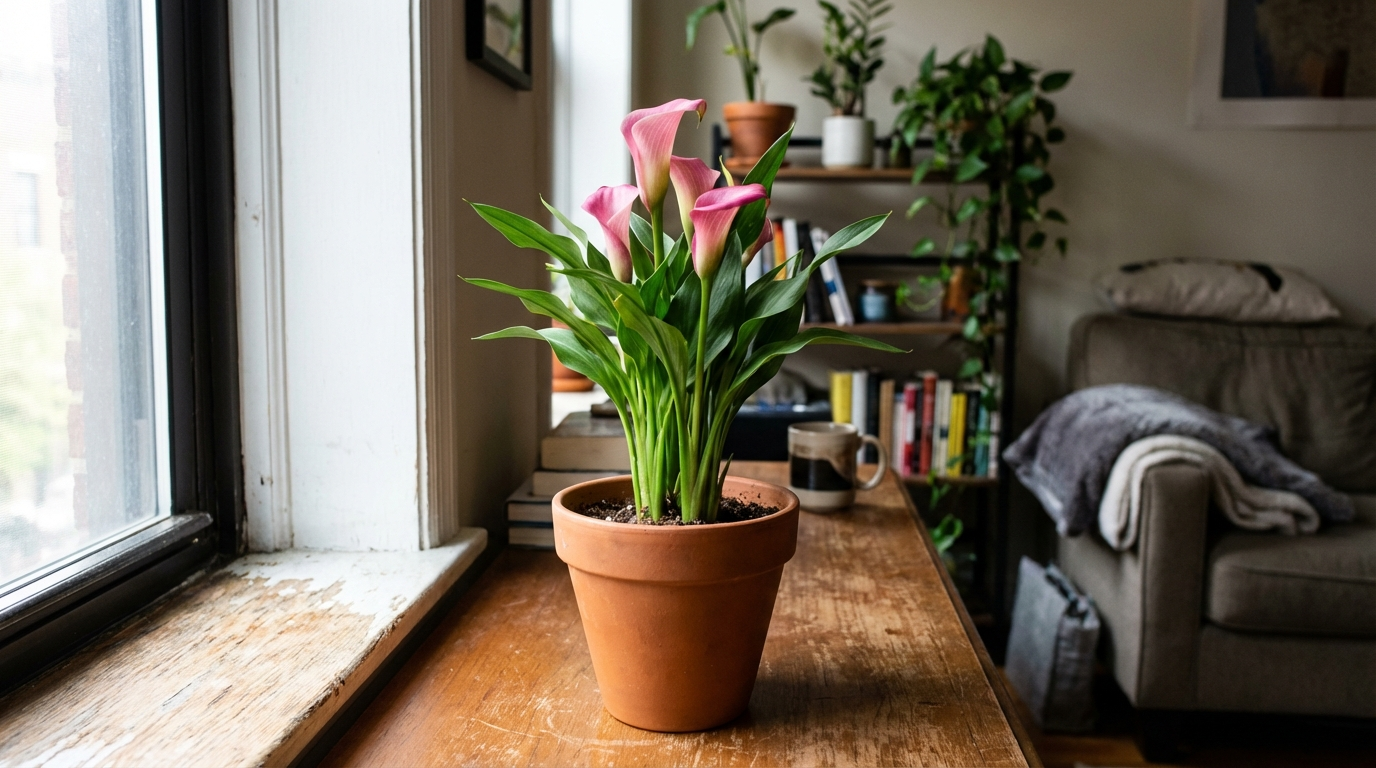 Рожева калла